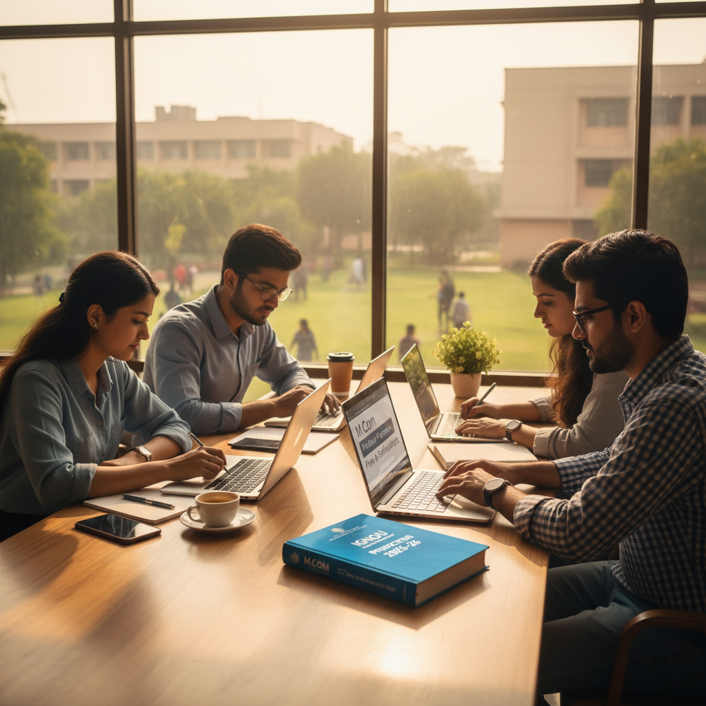 IGNOU Online M.Com Fees : Semester & Scholarships