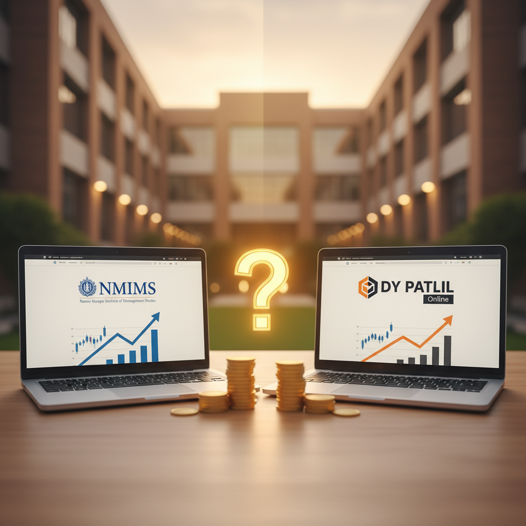NMIMS Narsee Monjee Institute of Management Studies vs DY Patil Online: Better ROI?